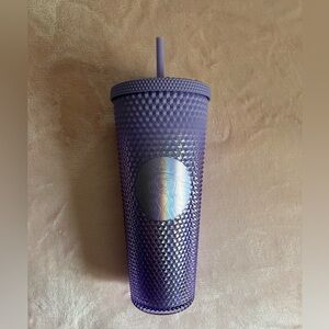 Starbucks Gradient Purple 24oz Cold Drink Cup Diamond Studded Tumbler